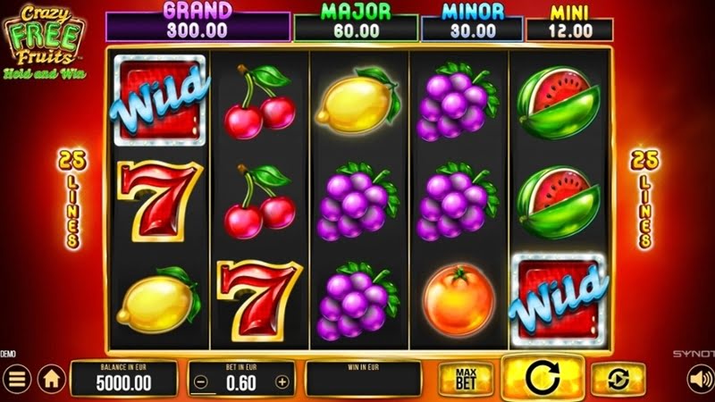 Otocky zdarma Crazy Free Fruits